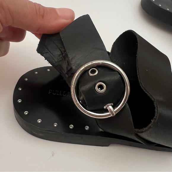 Black Sandals with Silver Hardware from Pull & Bear 🖤🐻 - Picture 4 of 9